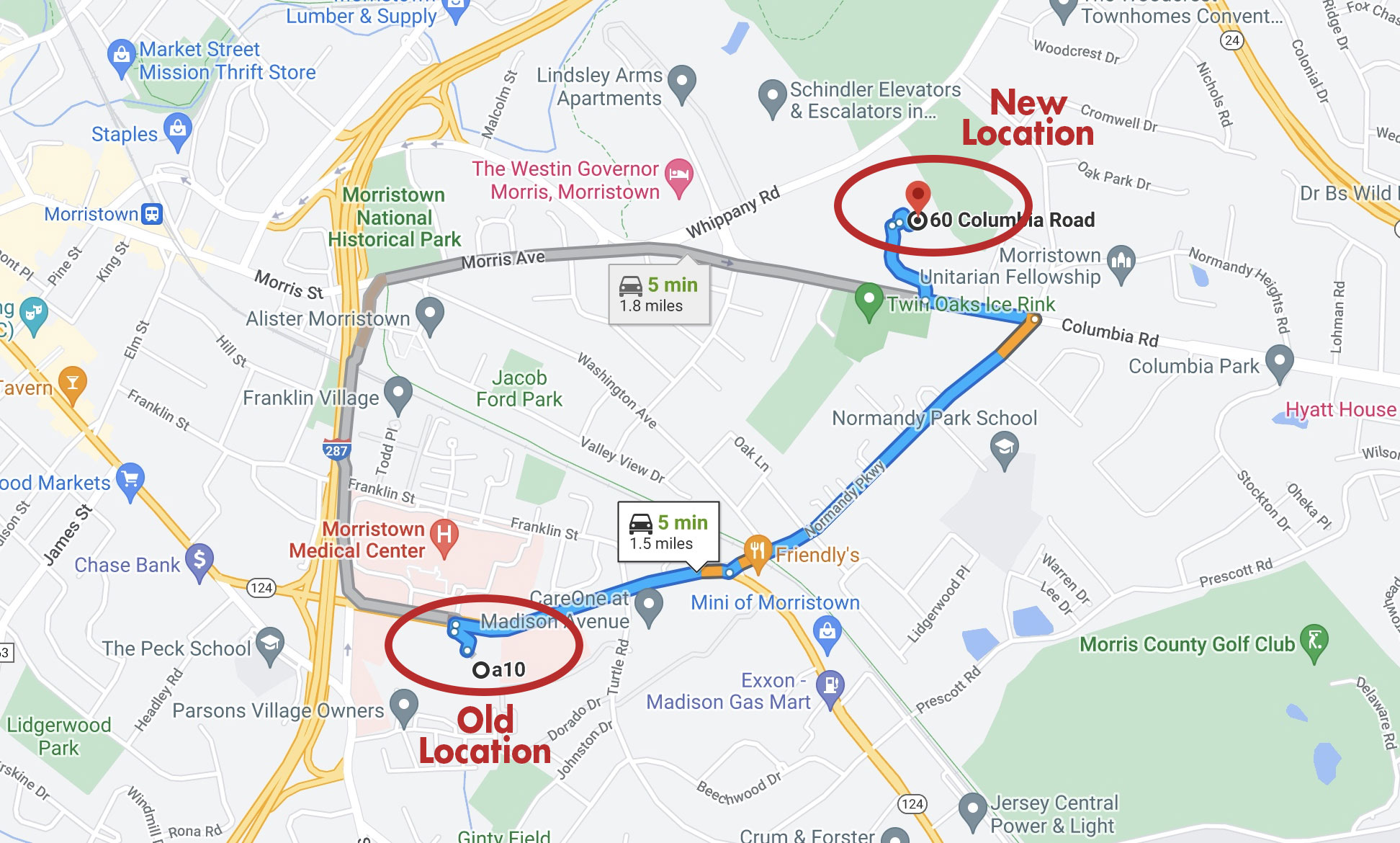 Cardiology associates of Morristown location